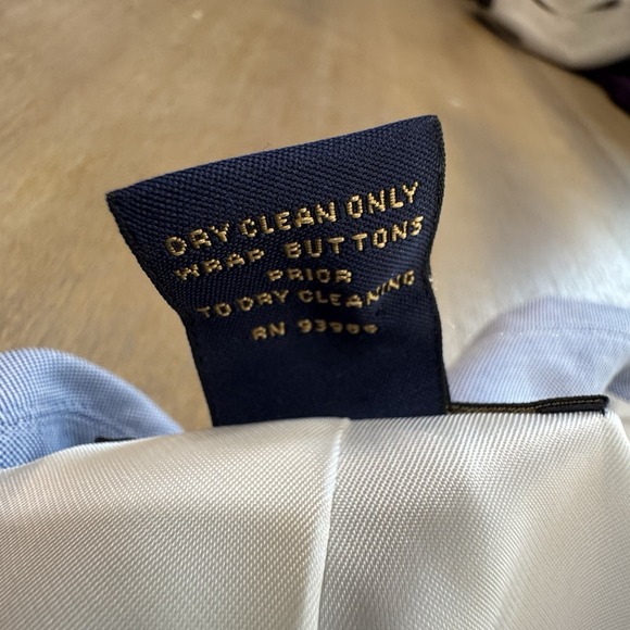 Women's‎ Brooks Brothers Supima Cotton Jacket Size 10 Blue Nautical - Picture 7 of 11